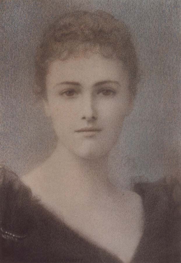 Fernand Khnopff Portrait of Princess Theodule de Grammont-croy